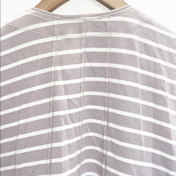 Bordeaux Anthropologie Striped Open Cardigan - Picture 9 of 9